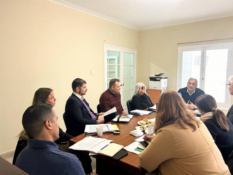 Reunión de la comisión de comercio exterior en el senado provincial