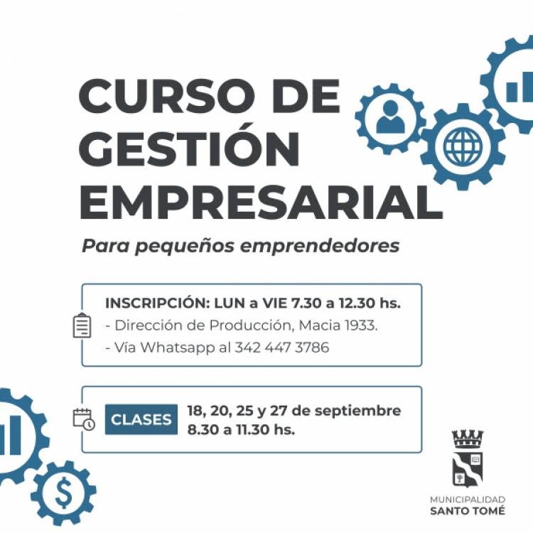 Se viene una nueva edición del Curso de Gestión Empresarial