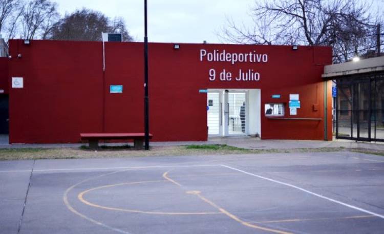 La Municipalidad completó la puesta en valor del Polideportivo 9 de Julio