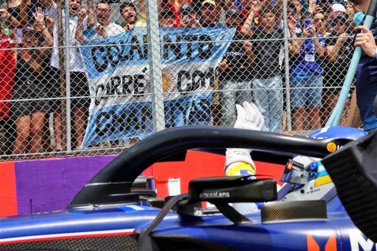 Colapinto después del sprint: "Es una pista que esta costando mucho"