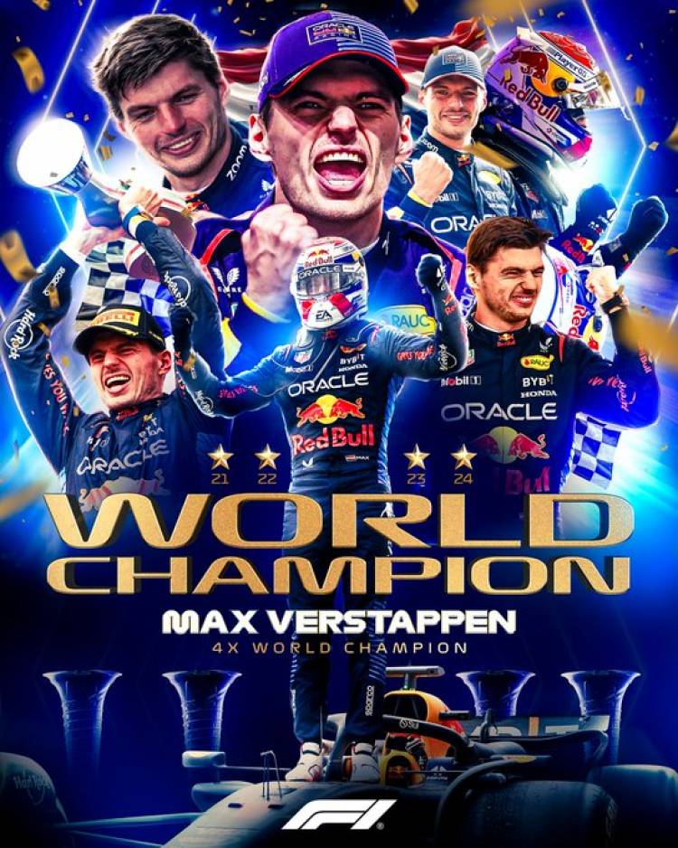 Marx Verstappen tetra campeón de la F1 en Las Vegas