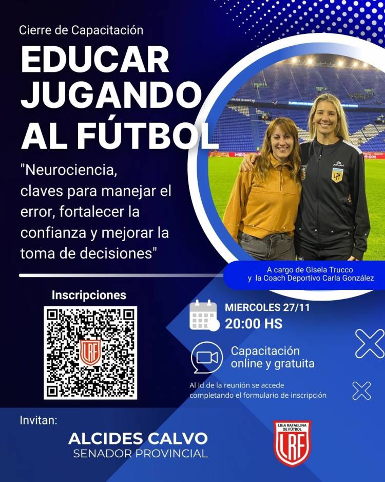 Se cerró la capacitación de Gisela Trucco: "Educar jugando al fútbol"