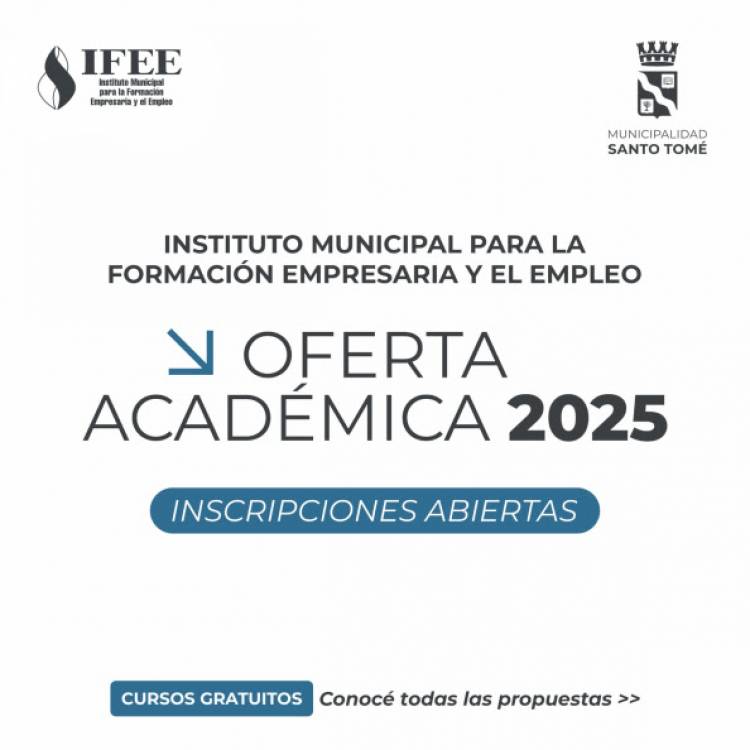 IFEE: continúan abiertas las inscripciones para el ciclo lectivo 2025
