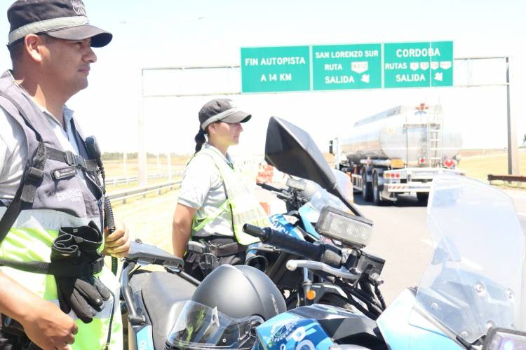 Obras del tercer carril: continúan los operativos de tránsito en la Autopista Rosario-Santa Fe