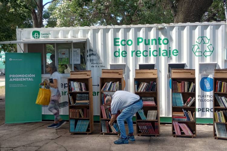 Educación Ambiental: se inauguraron bibliotecas circulares en los EcoPuntos