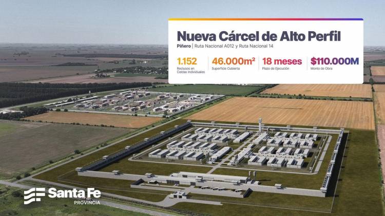 Primera Cárcel de Alto Perfil: cómo es la obra provincial que marcará un hito en la historia carcelaria de Argentina