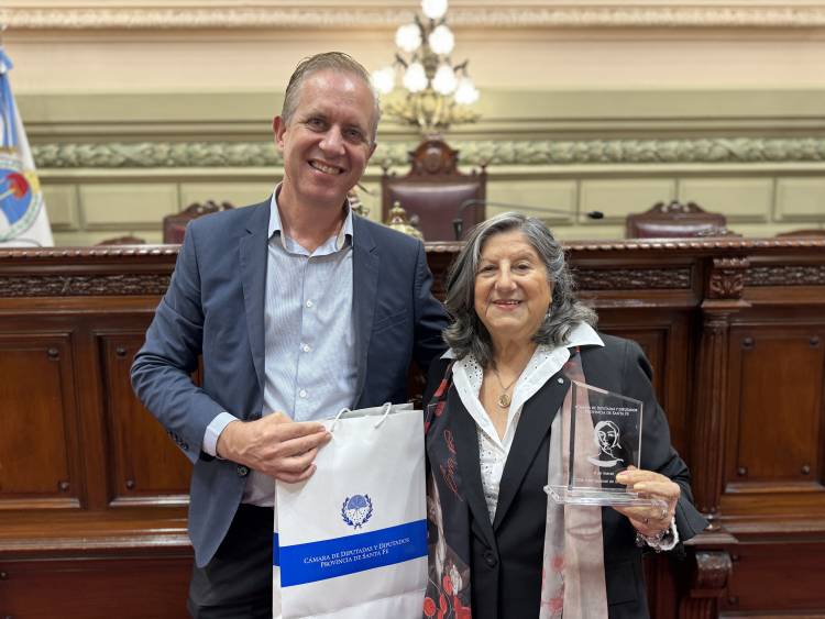 Rabbia homenajeó a Berta Temporelli, reconocida dirigente peronista