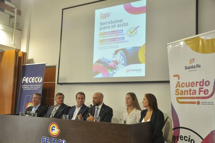 Acuerdo Santa Fe: Provincia anunció un 20 ?scuento en la compra de neumáticos y en servicios de alineación y balanceo