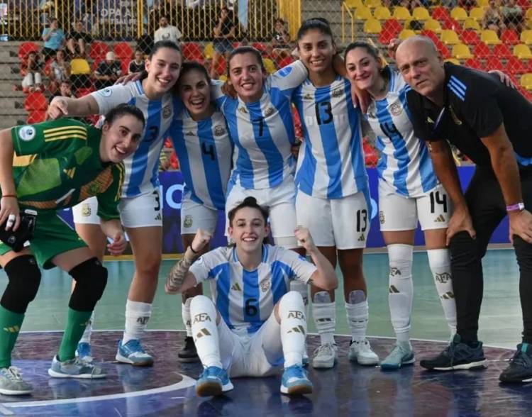 La Selección argentina de futsal femenino se clasificó a la final de la Copa América