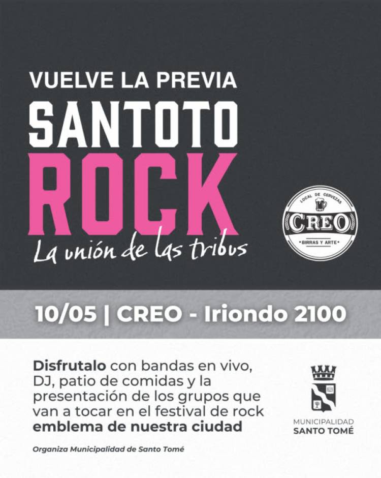 Vuelve la previa del SantotoRock