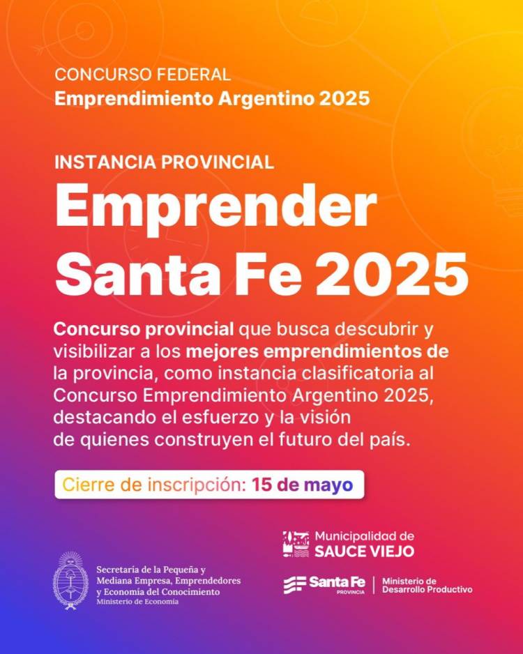 Emprender Santa Fe 2025, tu oportunidad para crecer y conquistar nuevos mercados
