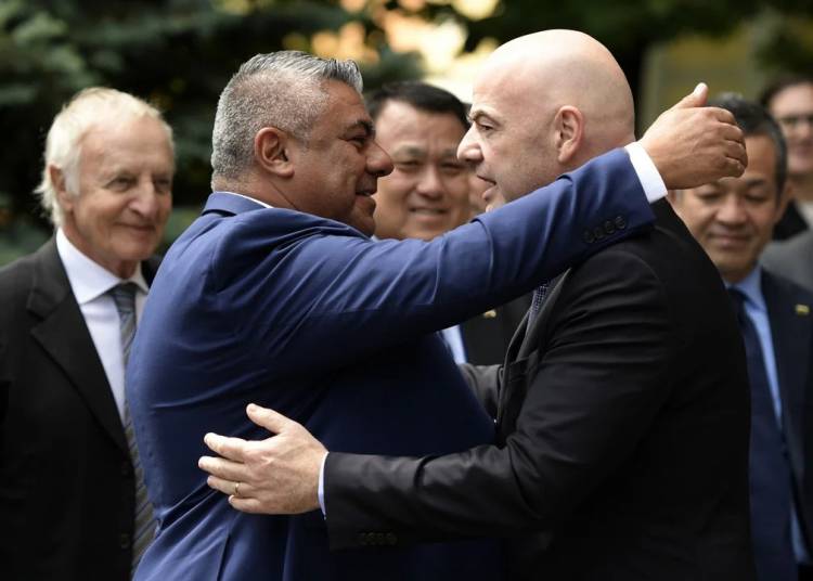 Infantino saludó a Tapia por su regreso al Consejo de la FIFA: “Es un placer volver a contar contigo”