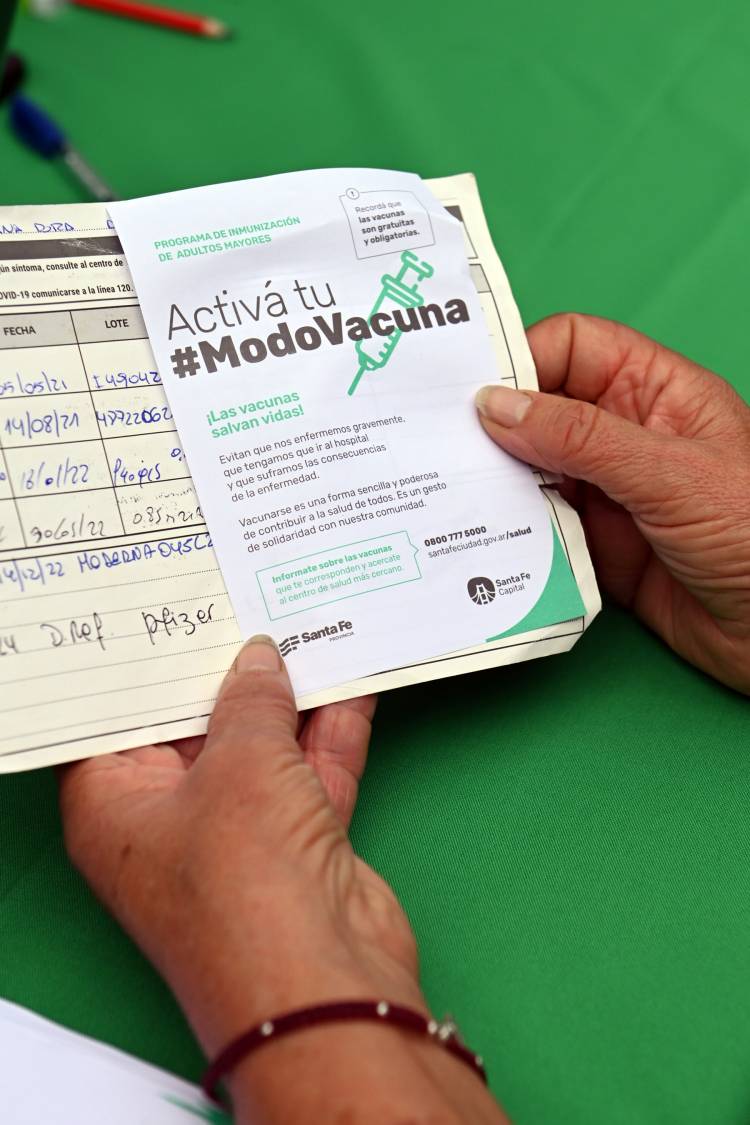 #ModoVacuna: el dispositivo continuará este jueves 22 en el Centro de Jubilados UNL