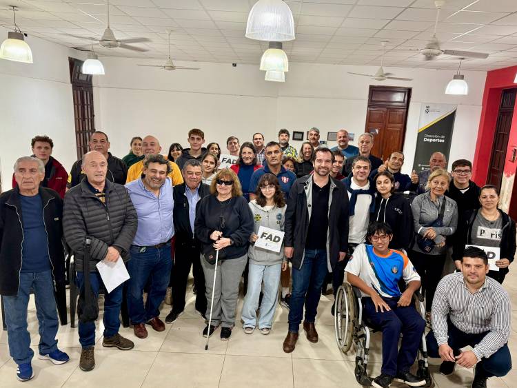 Se realizó una nueva entrega del Fondo de Asistencia Deportiva