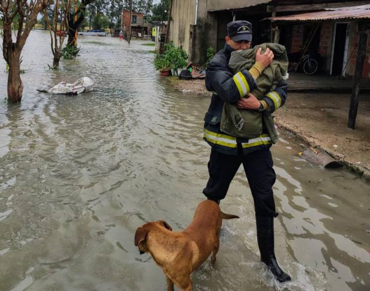 Vera: Provincia despliega un amplio operativo para atender las consecuencias del temporal