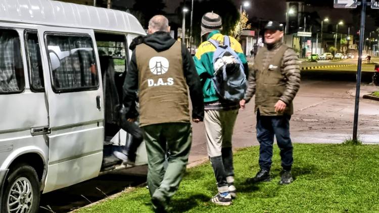 La Municipalidad intensifica las acciones para asistir a personas en situación de calle