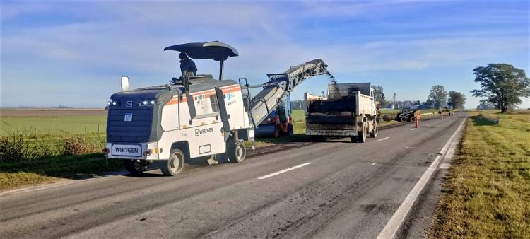 Tareas de VN distrito 7mo. en la RN 178