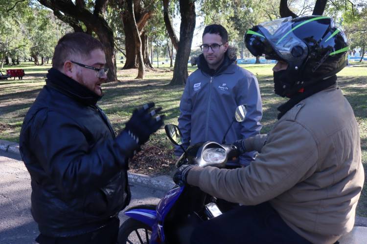 La Municipalidad refuerza la educación vial con capacitaciones para motociclistas