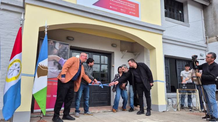 Provincia inauguró en Tostado un nuevo Centro de Día para el tratamiento de consumos problemáticos