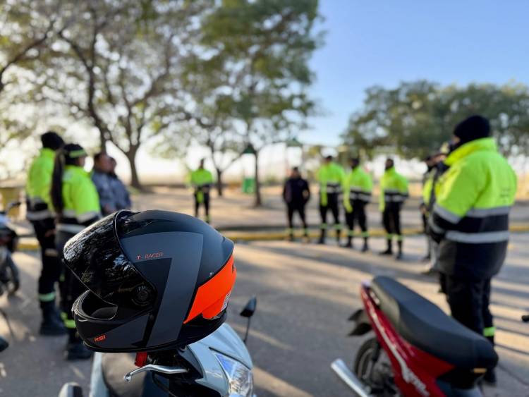 Inspectores de Tránsito se capacitaron en Conducción Segura de Motos