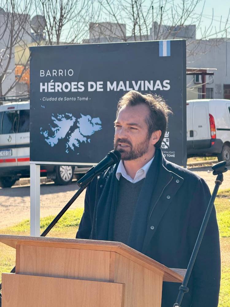 Se impuso el nombre "Héroes de Malvinas" al nuevo complejo de viviendas, en Santo Tomé 