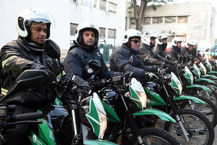 La Municipalidad adquirió 20 motos para prevención y control en las calles de la ciudad