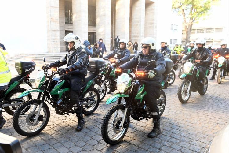La Municipalidad adquirió 20 motos para prevención y control en las calles de la ciudad