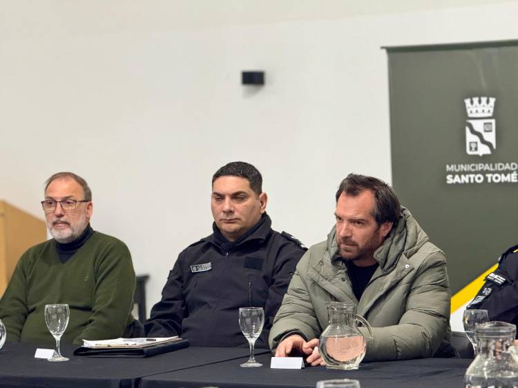 Se realizó una nueva reunión del Consejo Municipal de Seguridad en Santo Tomé