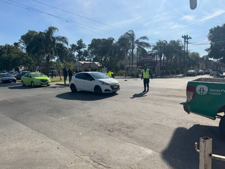 Se habilitó el tránsito en Bulevar Pellegrini mano sur