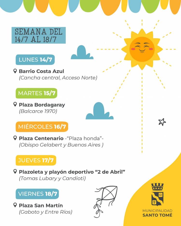 Santo Tomé se prepara para unas vacaciones de invierno llenas de actividades para toda la familia