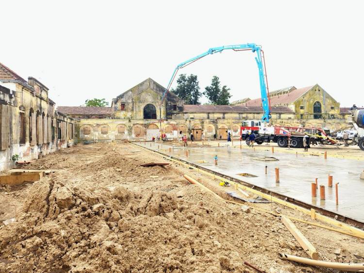 Cárcel de Coronda: Provincia comenzó el hormigonado para construir cuatro pabellones nuevos