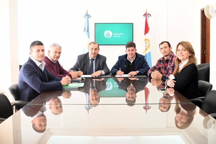 Ordenamiento territorial: se firmó un convenio con el Colegio de Profesionales de la Agrimensura