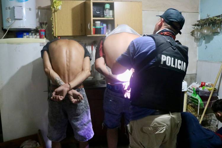 La PDI detuvo a 290 personas en seis meses en el departamento La Capital, casi el 45 % por narcomenudeo