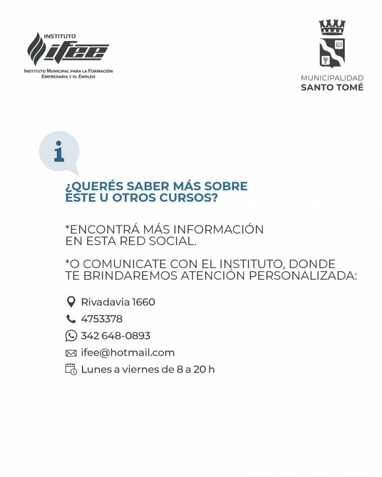 La Municipalidad invita a participar del curso gratuito de Jardinería y Poda en el IFEE