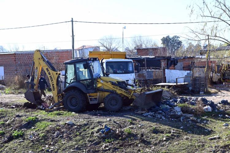 Megaoperativo de limpieza: comenzó la segunda etapa en la Circunvalación Oeste