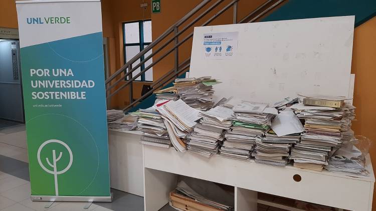 Comienza la campaña de recolección de papel en la UNL