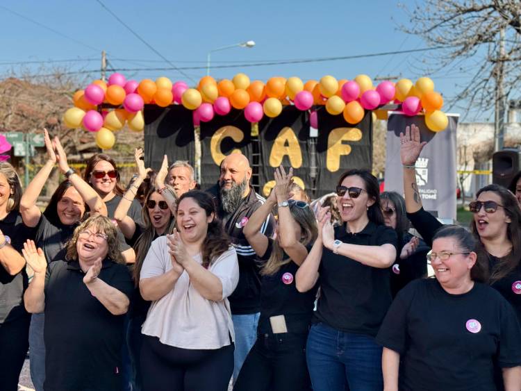 Santo Tomé celebró los 50 años del CAF N°28 con la inauguración de una nueva aula-taller