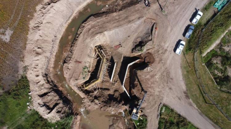 Provincia avanza con tareas en el Arroyo Frías para proteger de desbordes a cuatro localidades del departamento Rosario