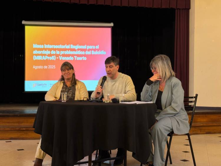 Venado Tuerto: Provincia constituyó la primera Mesa Intersectorial Regional para el abordaje del suicidio