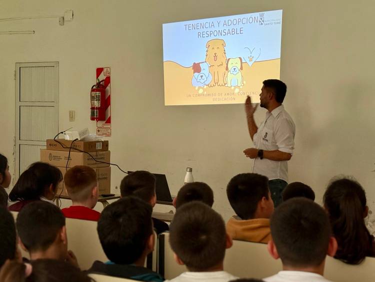 Continúan las charlas sobre Adopción y Tenencia Responsable de Animales de Compañía