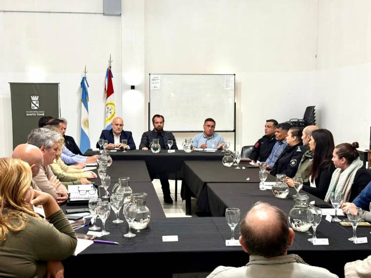 Se realizó una nueva reunión del Consejo de Seguridad en Santo Tomé
