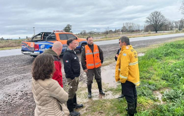 Pullaro tras las intensas lluvias: “La obra pública salvó de la inundación a la provincia de Santa Fe”