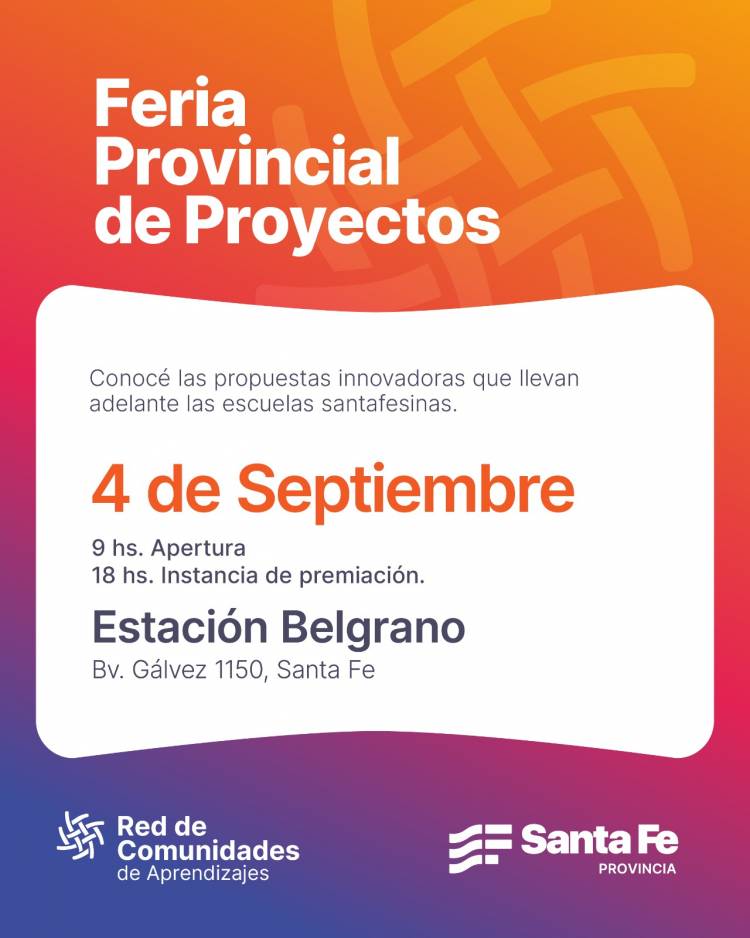 Educación: comienza la feria en la que más de 700 estudiantes muestran sus proyectos