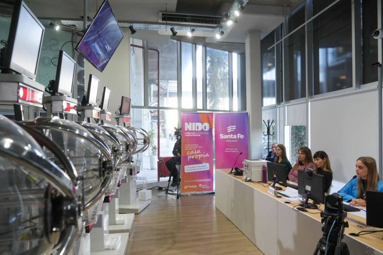 Créditos Nido: se completó el décimo cuarto sorteo del que participaron 41.941 santafesinos