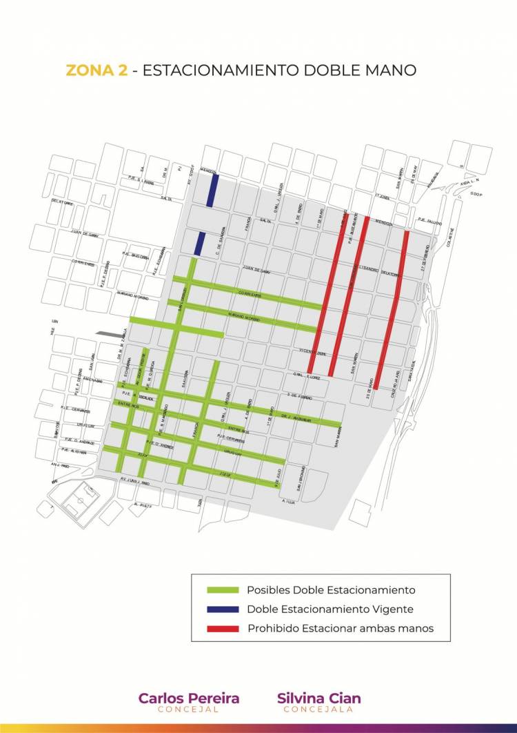 Más espacio para estacionar: proponen doble mano en más de 250 cuadras de Santa Fe