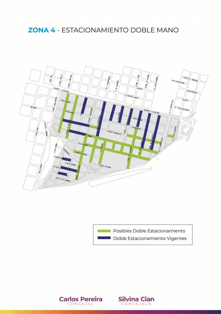 Más espacio para estacionar: proponen doble mano en más de 250 cuadras de Santa Fe