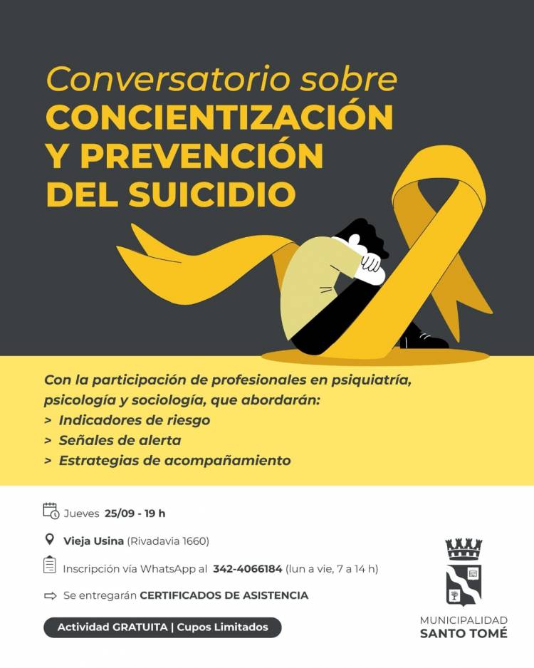 Conversatorio sobre Concientización y Prevención del Suicidio