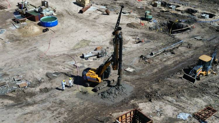 Juegos Suramericanos: Provincia ya construye el Microestadio de Santa Fe y comenzó con las tareas de pilotaje