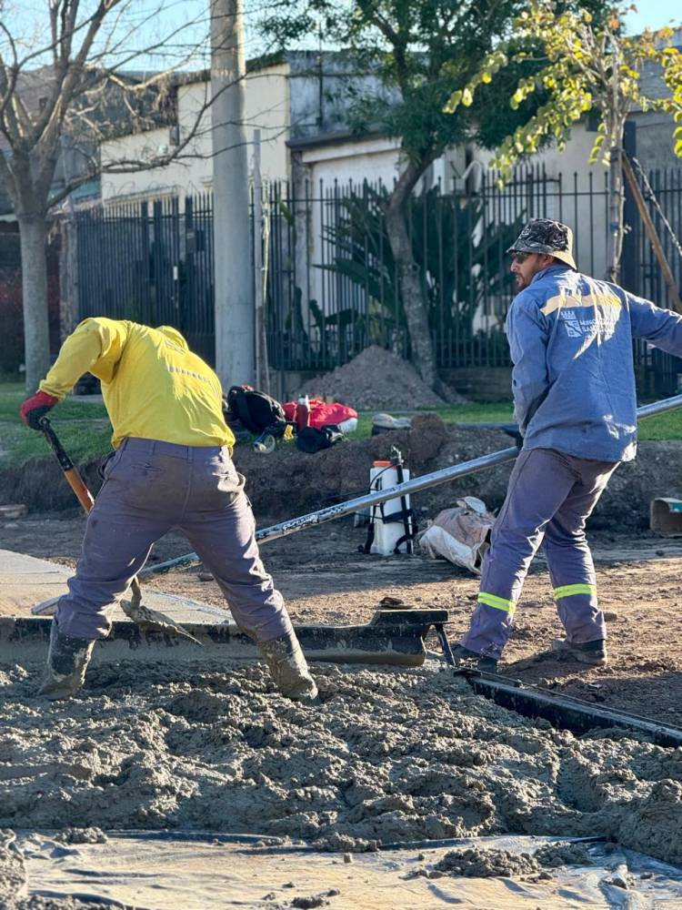 Continúa el Plan de Pavimentación en Santo Tomé