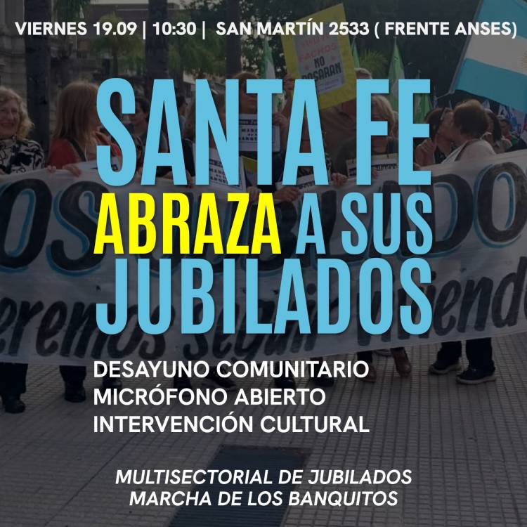 Desayuno de Unidad para celebrar el Día de los Jubilados en Santa Fe